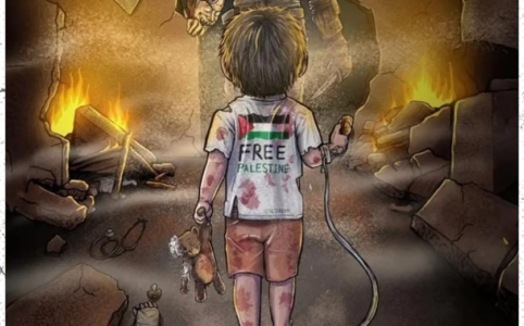 stop al genocidio in Palestina